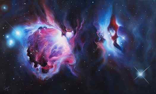 Orion Nebula Wall Art by Pilar Gogar