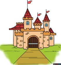 How to Draw a Cartoon Castle Featured Image