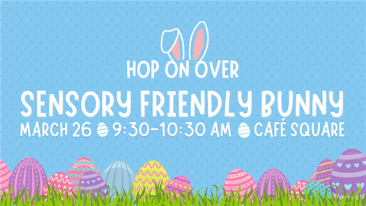 Sensory Friendly Photos with the Easter Bunny at Holyoke Mall on March 26 at 9:30 am in Café Square