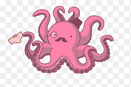Octopus Squid Cephalopod Drawing Tentacle, gentleman, fictional Character, animal png thumbnail