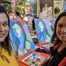 Painting Class with Cocktails review by Papri Syed - Melbourne