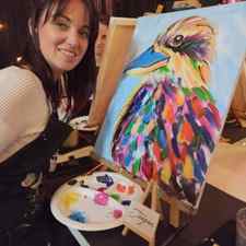Painting Class with Cocktails review by Kerryn Hart - Melbourne