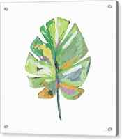 Watercolor Palm Leaf- Art by Linda Woods by Linda Woods