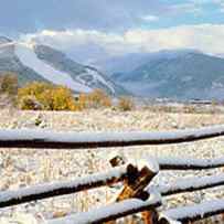 Wooden Fence Covered With Snow by Panoramic Images