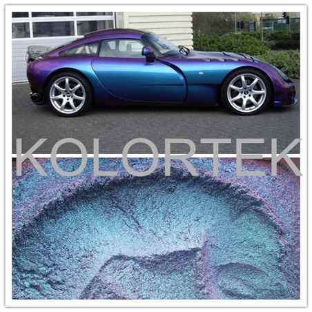 Flip flop effect pigment for automotive paint, color changing car paint pigment