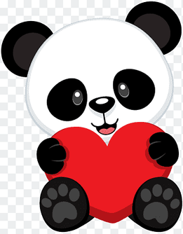 Giant panda Bear Drawing, bear, png thumbnail