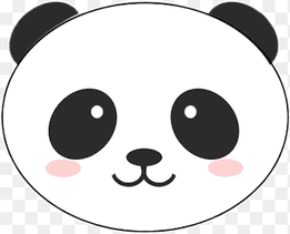 Giant panda Cuteness Desktop Kawaii Bear, bear, white, face png thumbnail