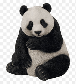 Giant panda Bear Garden ornament Table Art, giant panda, animals, carnivoran png thumbnail