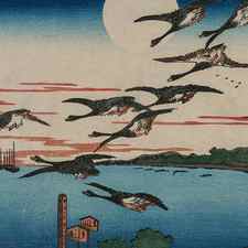 Full Moon over Takanawa by Utagawa Hiroshige