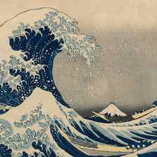 Under the Wave off Kanagawa, also known as the Great Wave by Katsushika Hokusai