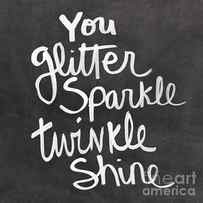 Glitter Sparkle Twinkle by Linda Woods