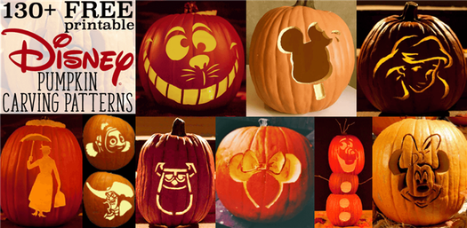 Disney pumpkin stencils