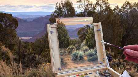 the supplies you need for painting en plein air