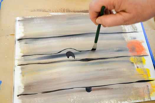 how to paint faux wood grain tutorial add details