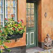 Doorway in Denmark by Jean Walker White