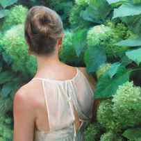 Among the Hydrangeas by Anna Rose Bain