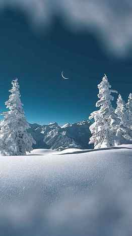 North Pole Ice Sky Moon iPhone . Winter scenes wonderland, Winter scenes, Winter scenery, Christmas North Pole HD phone wallpaper