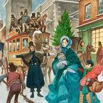 Victorian Christmas Scene by Peter Jackson