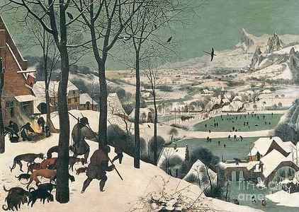 Wall Art - Painting - Hunters in the Snow by Pieter the Elder Bruegel