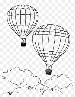 Colouring Pages Coloring book Hot air balloon Drawing, hot air balloon, child, balloon png thumbnail