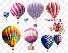 assorted-color hot air balloons, Hot air ballooning Gas balloon, Beautiful balloon, beautiful Vector, balloon png thumbnail