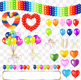 Hot air balloon Birthday Greeting card, colorful balloons, color Splash, holidays png thumbnail
