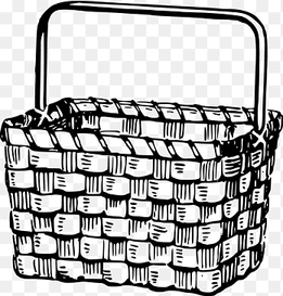 Coloring book Picnic Baskets Easter basket Drawing, hot air balloon basket, child, rectangle png thumbnail