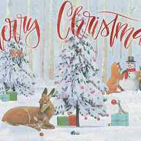 Christmas Critters Bright I Merry Christmas by Emily Adams
