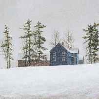 Snowy Ridgeline by David Knowlton