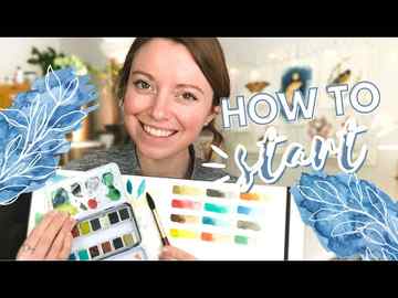 The Very FIRST Watercolor Lesson for Beginners Watercolor Painting for Beginners Lesson 1