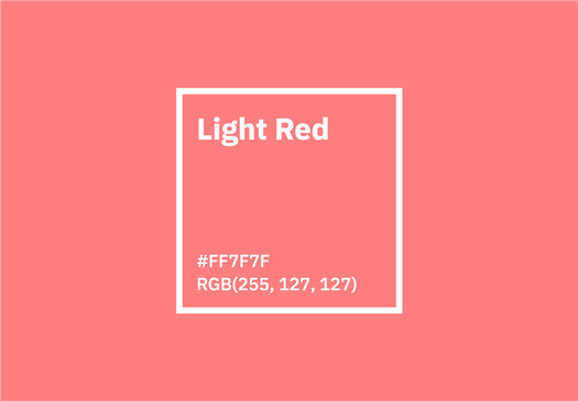 Light Red Color