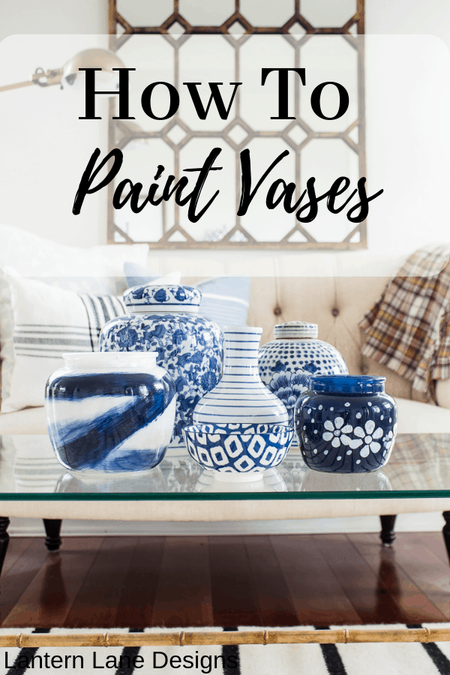 How To Paint Clear Vases