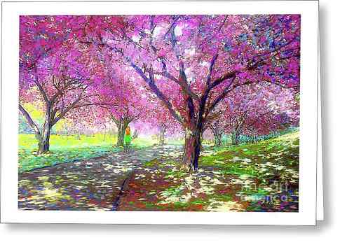 Cherry Blossom Tree Greeting Cards