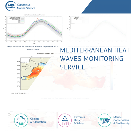 Mediterranean Heat Waves Monitoring 