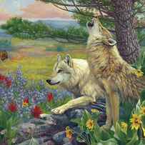 Wolves in the Spring by Lucie Bilodeau