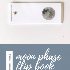moon phase flip book diy printable feature pop shop america