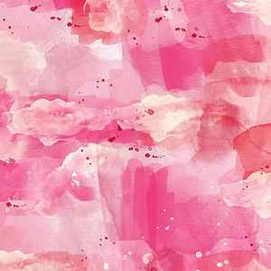 Wall Art - Painting - Cotton Candy Clouds- Abstract Watercolor by Linda Woods