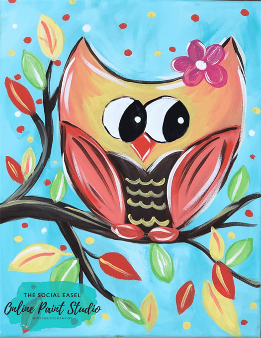 New Painting Tutorials for Kids Give a Gift and The Importance of art for kids owl painting
