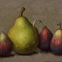 Pear and Figs by Clinton Hobart