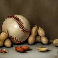 Baseball And Penuts by Clinton Hobart