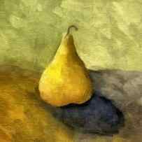 Pear Still Life by Michelle Calkins