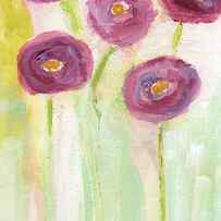Joyful Poppies- Abstract Floral Art by Linda Woods