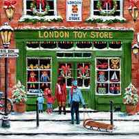 London Toy Store by Marilyn Dunlap