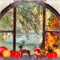 Christmas Window by Esoterica Art Agency