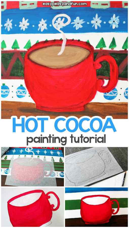 Hot Cocoa Painting Tutorial