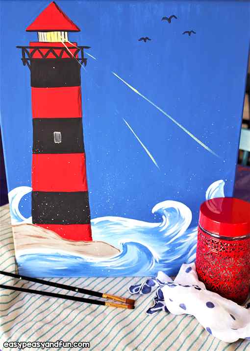 Lighthouse Canvas Painting