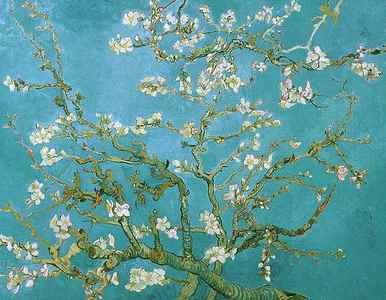 Wall Art - Painting - Van Gogh Blossoming Almond Tree by Vincent Van Gogh