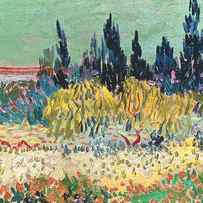 The Garden at Arles by Vincent Van Gogh by Vincent Van Gogh