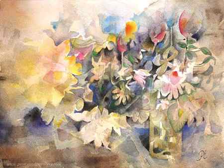 Floral Fantasies, an online course about painting dreamy watercolor flowers.