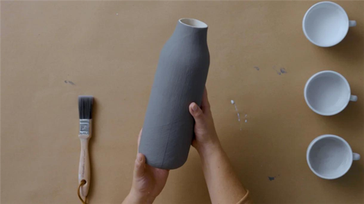 Ceramic Tutorial: how to recycle a vase with chalk paint 8